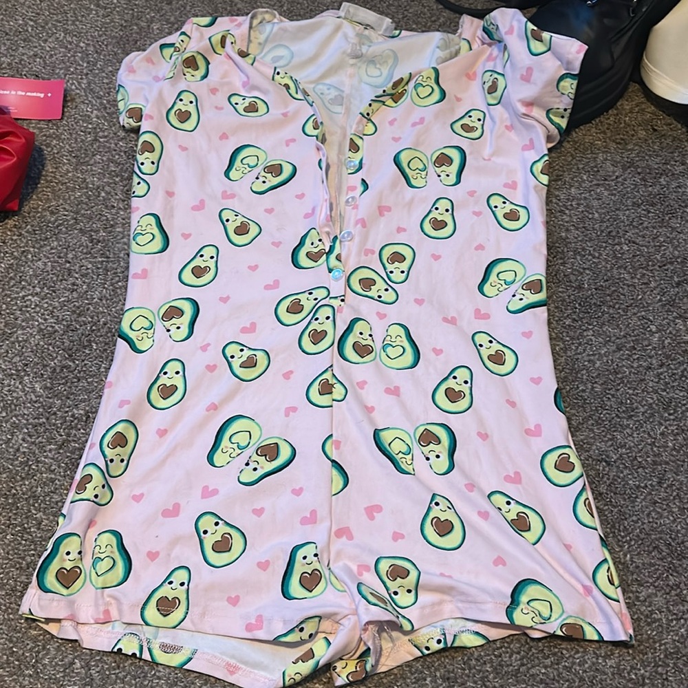 Size small avocado pajamas